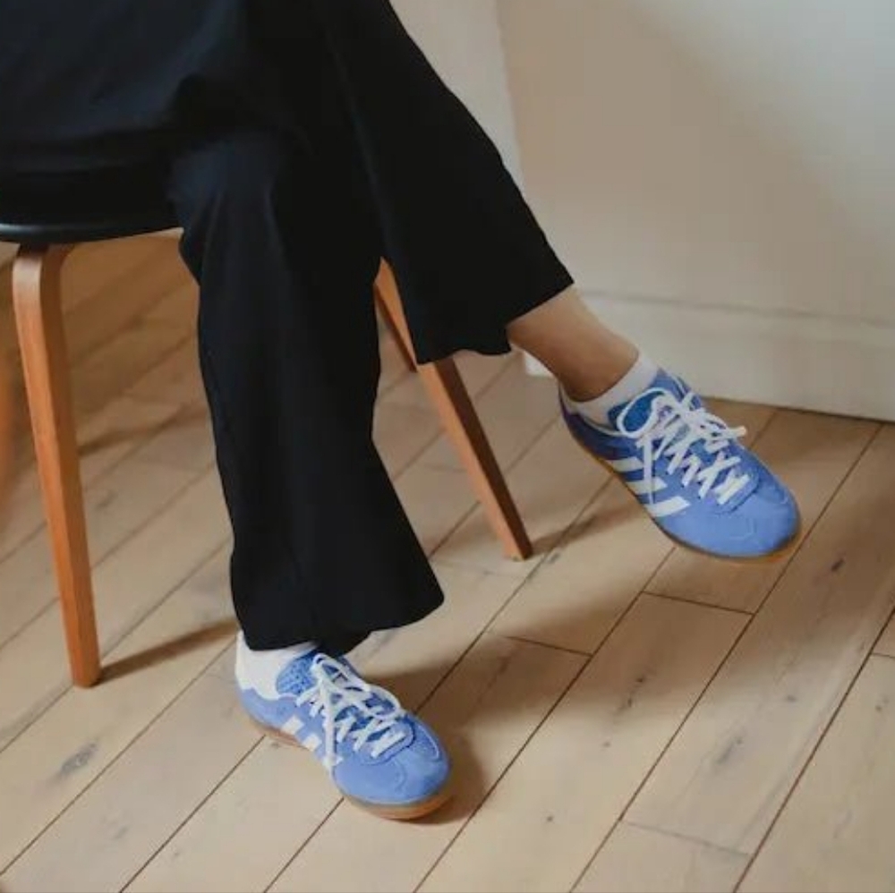 *RARE* Adidas Gazelle Indoor Shoes, Blue Fusion Women's 8